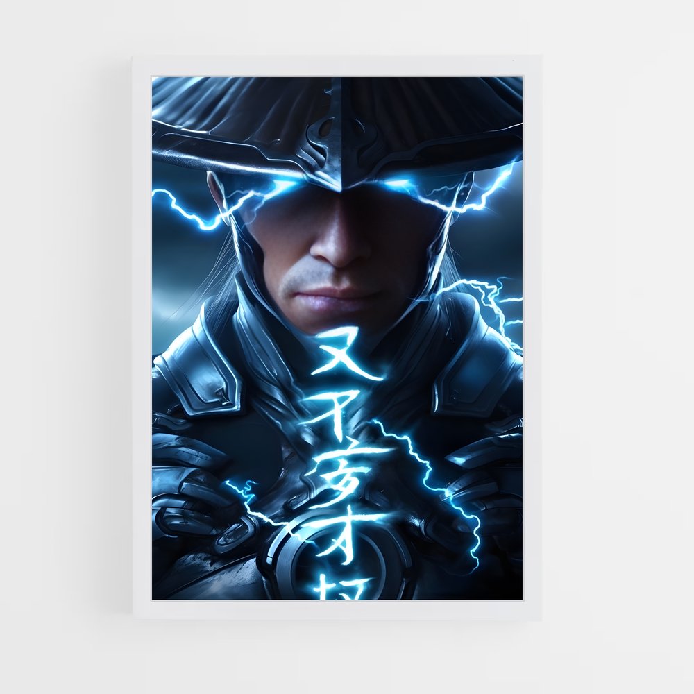 Poster Raijin le Maître du Tonnerre – affiche Mortal kombat (vue 3)